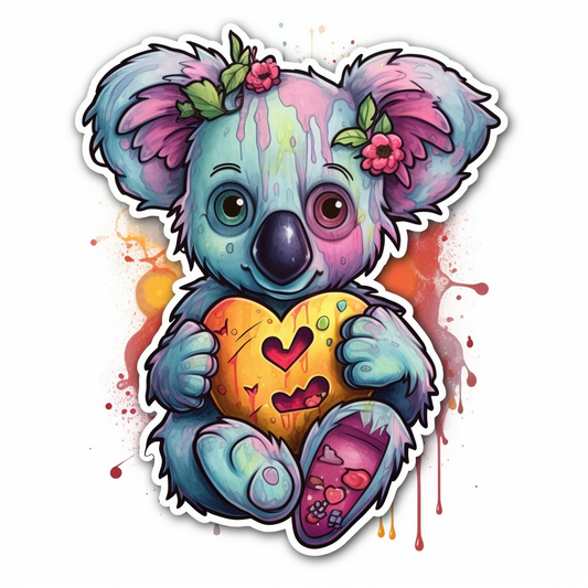 Koala Vinyl Decal Sticker for Car, Laptop, Tumbler and more # 00804
