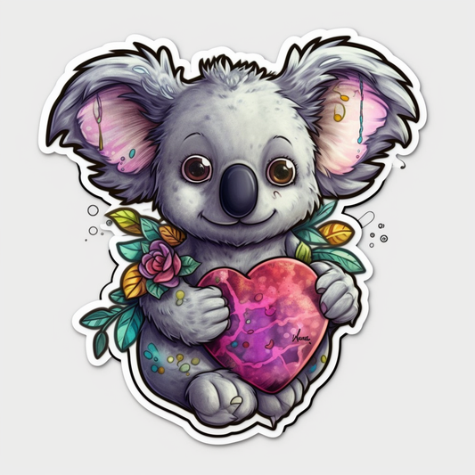 Koala Vinyl Decal Sticker for Car, Laptop, Tumbler and more # 00807