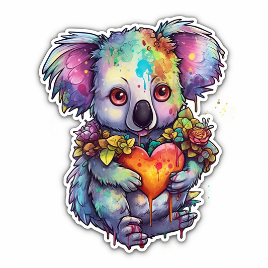 Koala Vinyl Decal Sticker for Car, Laptop, Tumbler and more # 00806