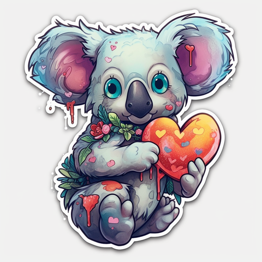 Koala Vinyl Decal Sticker for Car, Laptop, Tumbler and more # 00810