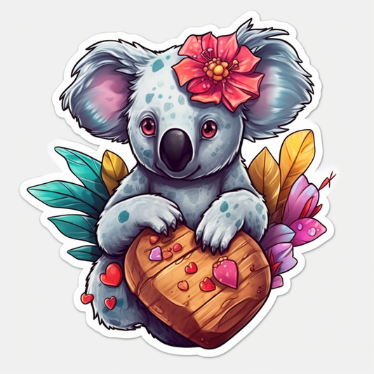 Koala Vinyl Decal Sticker for Car, Laptop, Tumbler and more # 00815