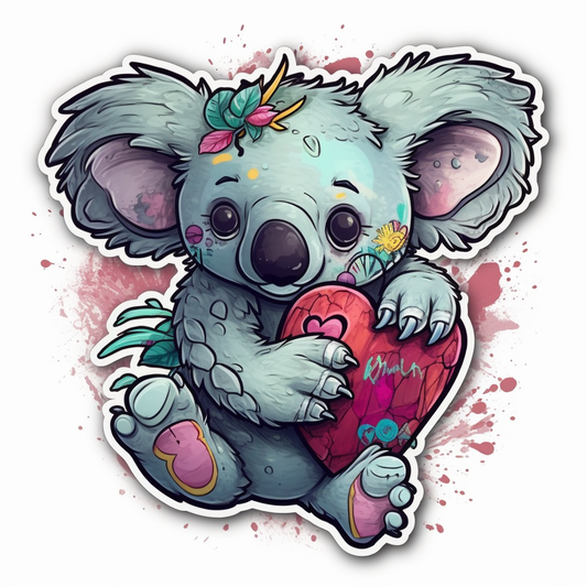 Koala Vinyl Decal Sticker for Car, Laptop, Tumbler and more # 00814