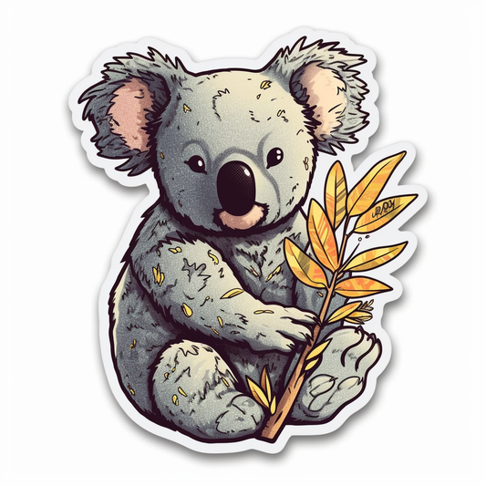 Koala Vinyl Decal Sticker for Car, Laptop, Tumbler and more # 00821
