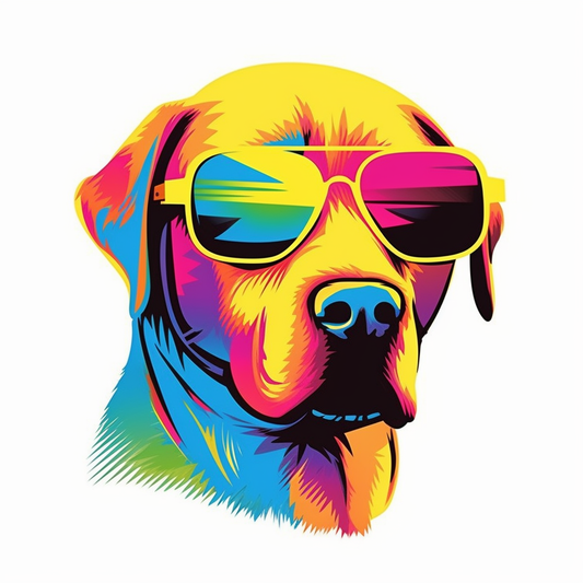 Labrador Retriever Dog Vinyl Decal Sticker for Car, Laptop, Tumbler and more # 004014