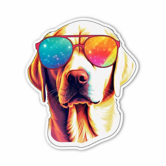 Labrador Retriever Dog Vinyl Decal Sticker for Car, Laptop, Tumbler and more # 004098