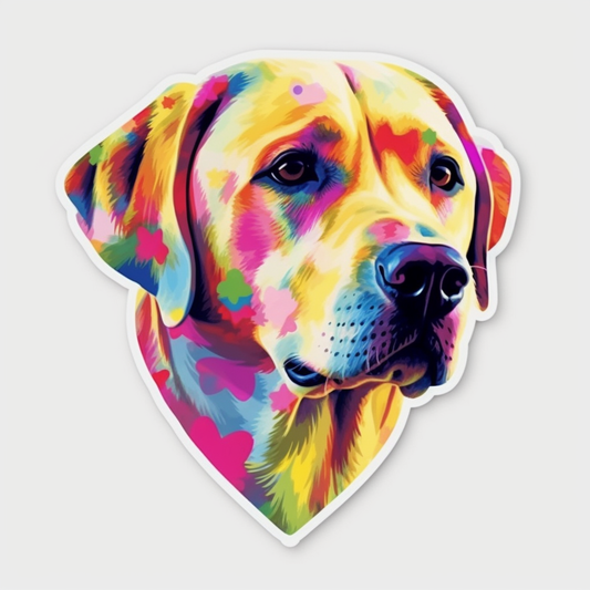 Labrador Retriever Dog Vinyl Decal Sticker for Car, Laptop, Tumbler and more # 004026