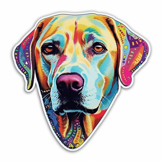 Labrador Retriever Dog Vinyl Decal Sticker for Car, Laptop, Tumbler and more # 004033