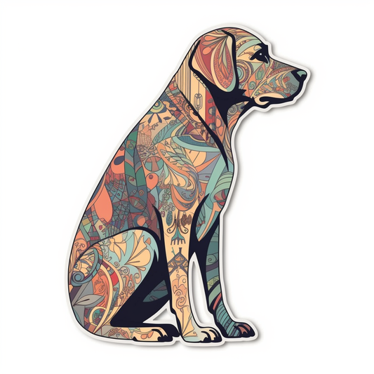 Labrador Retriever Dog Vinyl Decal Sticker for Car, Laptop, Tumbler and more # 004011