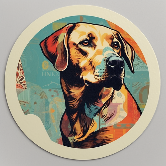 Labrador Retriever Dog Vinyl Decal Sticker for Car, Laptop, Tumbler and more # 004017