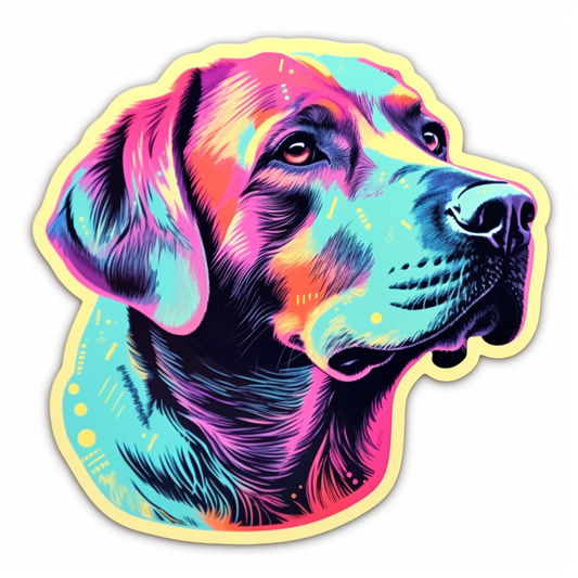 Labrador Retriever Dog Vinyl Decal Sticker for Car, Laptop, Tumbler and more # 004048