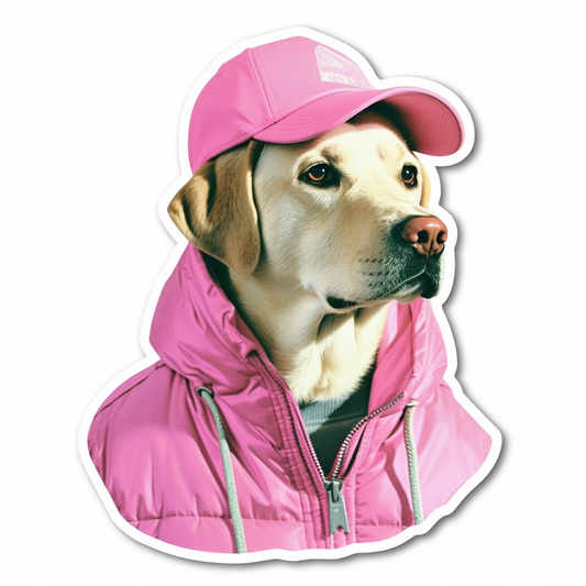Labrador Retriever Dog Vinyl Decal Sticker for Car, Laptop, Tumbler and more # 004049