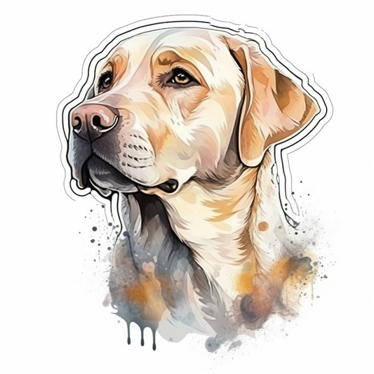 Labrador Retriever Dog Vinyl Decal Sticker for Car, Laptop, Tumbler and more # 004013