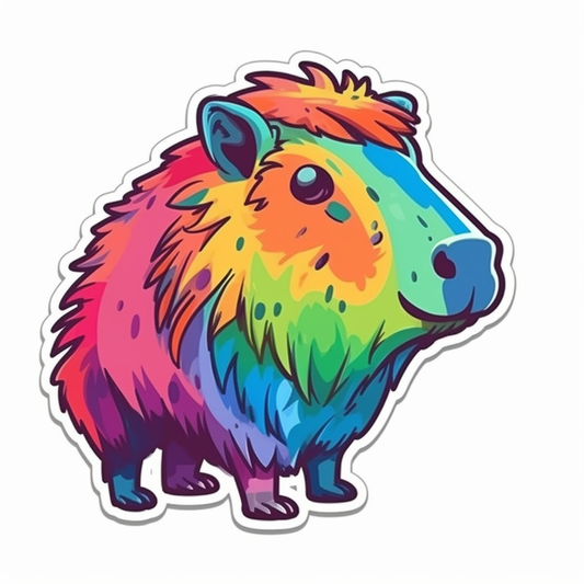 Capybara Vinyl Decal Sticker for Car, Laptop, Tumbler and more # 003509