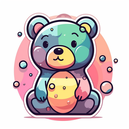 Bear Vinyl Decal Sticker for Car, Laptop, Tumbler and more # 00523