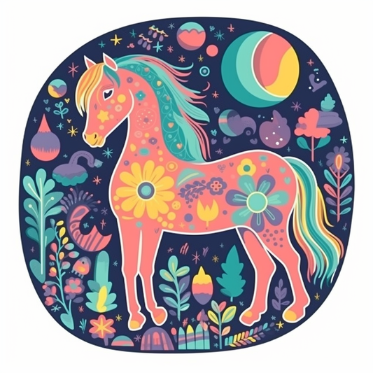 Horse Vinyl Decal Sticker for Car, Laptop, Tumbler and more # 00760