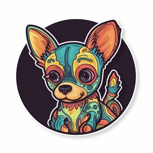 Chihuahua Dog Vinyl Decal Sticker for Car, Laptop, Tumbler and more # 003715