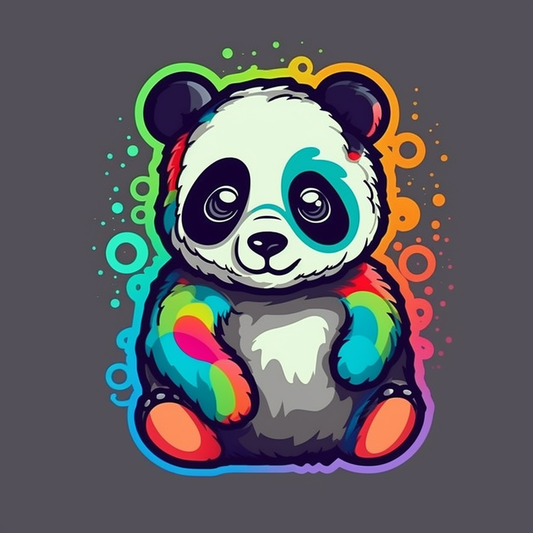 Panda Vinyl Decal Sticker for Car, Laptop, Tumbler and more # 006907