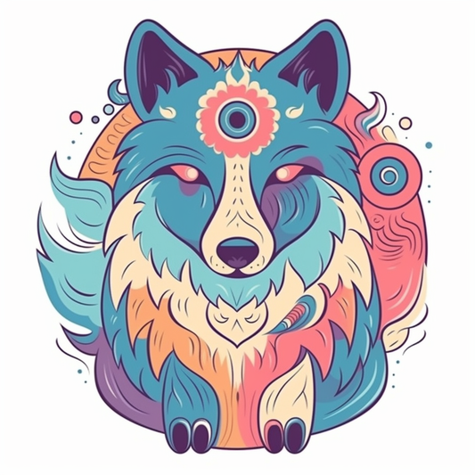 Wolf Vinyl Decal Sticker for Car, Laptop, Tumbler and more # 001793