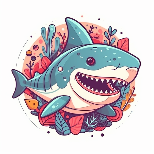 Shark Vinyl Decal Sticker for Car, Laptop, Tumbler and more # 00156