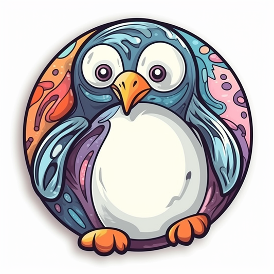 Penguin Vinyl Decal Sticker for Car, Laptop, Tumbler and more # 00339