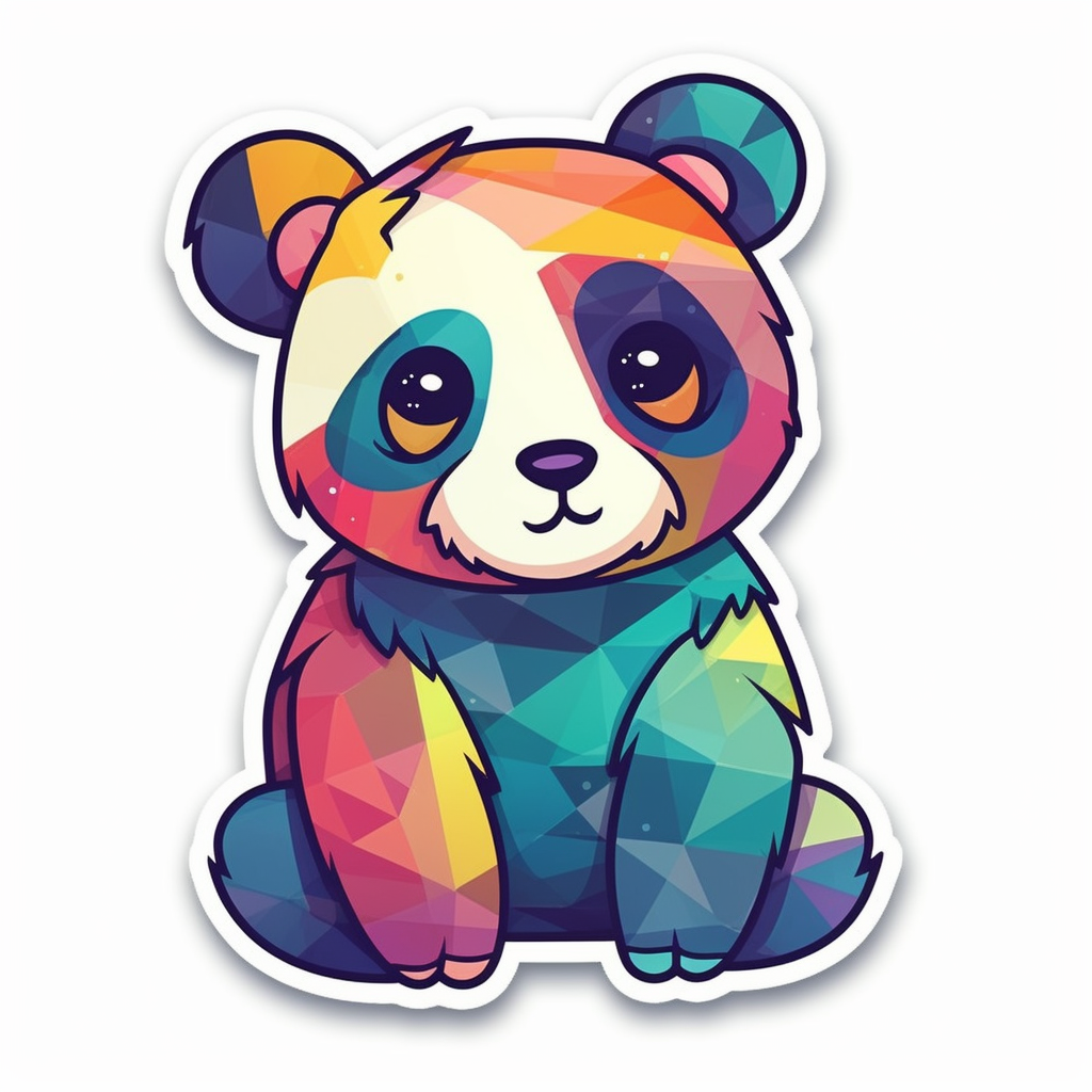 Panda Vinyl Decal Sticker for Car, Laptop, Tumbler and more # 006905