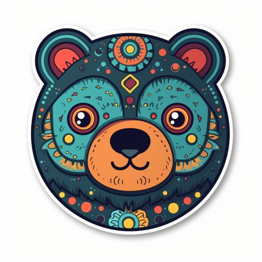 Bear Vinyl Decal Sticker for Car, Laptop, Tumbler and more # 00520