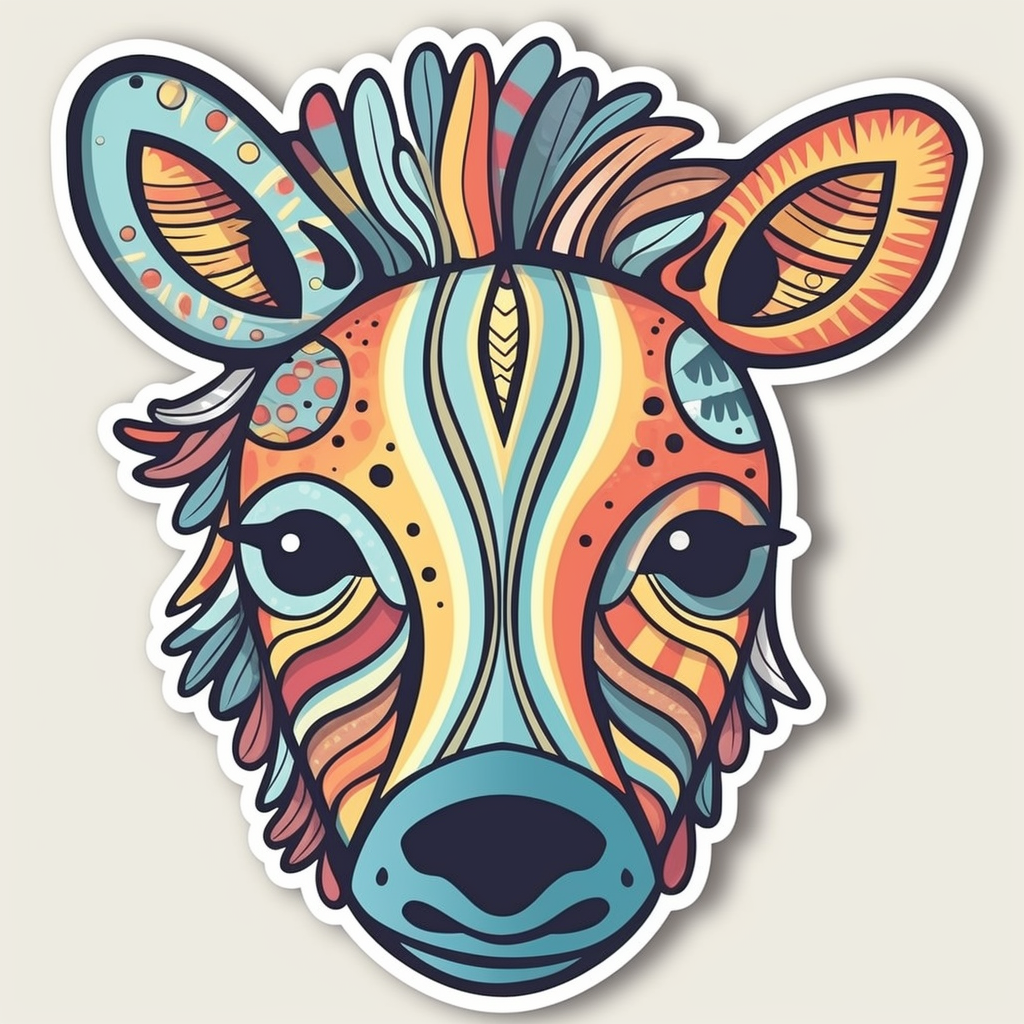 Zebra Vinyl Decal Sticker for Car, Laptop, Tumbler and more # 003806