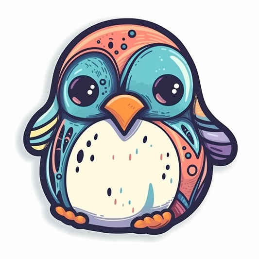 Penguin Vinyl Decal Sticker for Car, Laptop, Tumbler and more # 00342