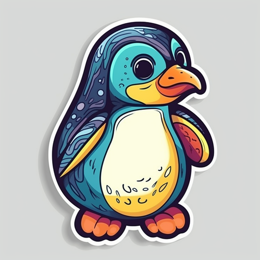 Penguin Vinyl Decal Sticker for Car, Laptop, Tumbler and more # 00326