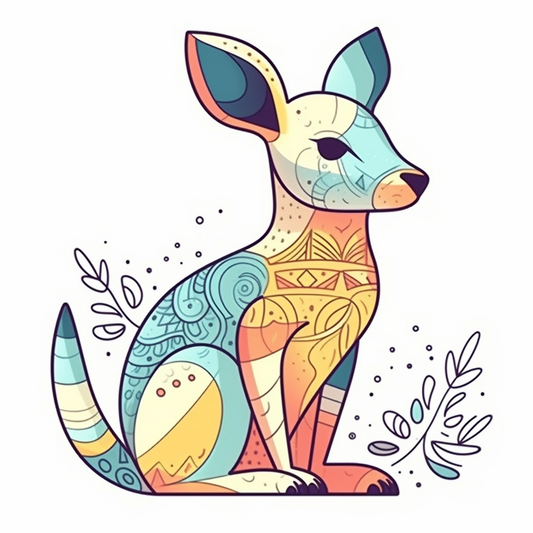 Kangaroo Vinyl Decal Sticker for Car, Laptop, Tumbler and more # 001720