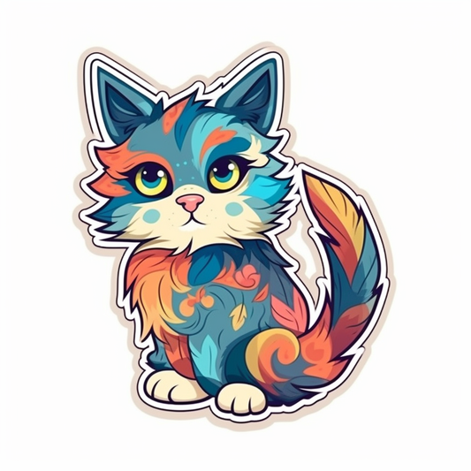 Ragdoll Cat Vinyl Decal Sticker for Car, Laptop, Tumbler and more # 003859