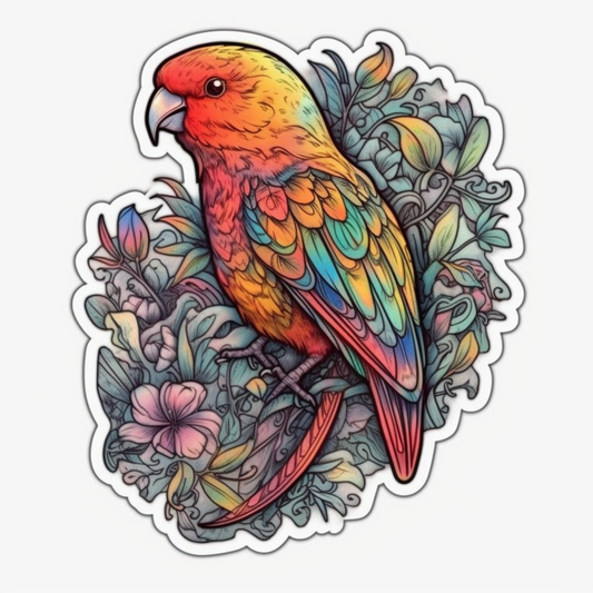 Love Bird Parrot Vinyl Decal Sticker for Car, Laptop, Tumbler and more # 003927