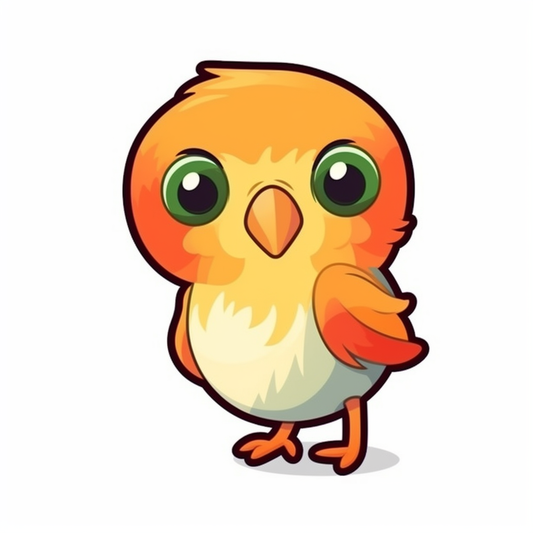 Love Bird Parrot Vinyl Decal Sticker for Car, Laptop, Tumbler and more # 003915