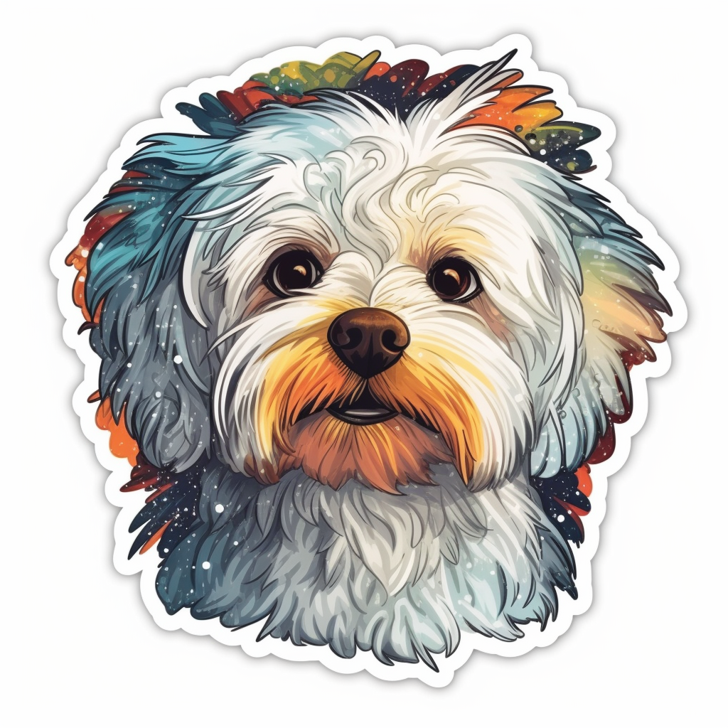 Maltese Dog Vinyl Decal Sticker for Car, Laptop, Tumbler and more # 007012