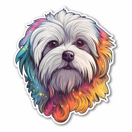 Maltese Dog Vinyl Decal Sticker for Car, Laptop, Tumbler and more # 007548
