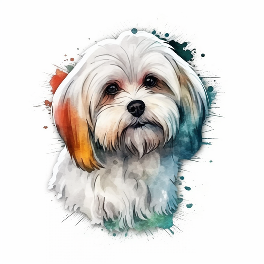 Maltese Dog Vinyl Decal Sticker for Car, Laptop, Tumbler and more # 007027