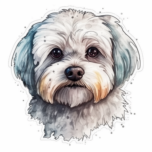 Maltese Dog Vinyl Decal Sticker for Car, Laptop, Tumbler and more # 007033