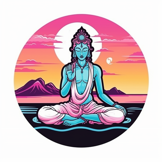Yoga Om Vinyl Decal Sticker for Car, Laptop, Tumbler and more # 008376