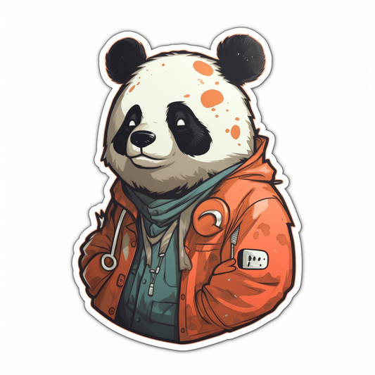 Panda Vinyl Decal Sticker for Car, Laptop, Tumbler and more # 006965