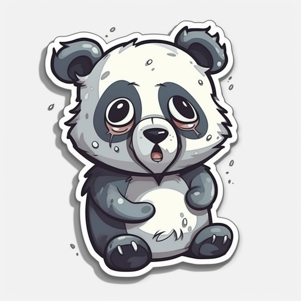 Panda Vinyl Decal Sticker for Car, Laptop, Tumbler and more # 006915