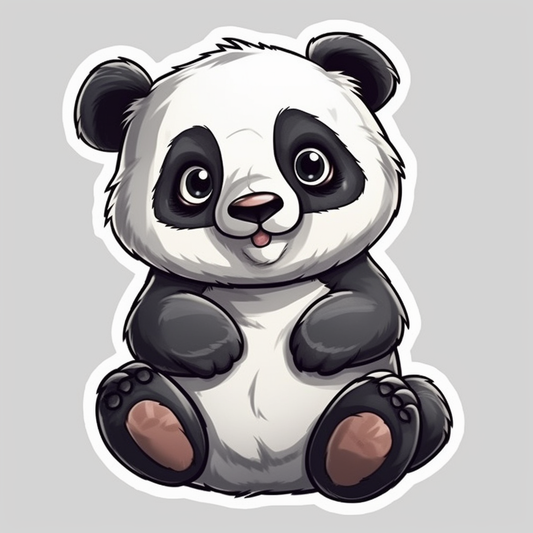 Panda Vinyl Decal Sticker for Car, Laptop, Tumbler and more # 006908