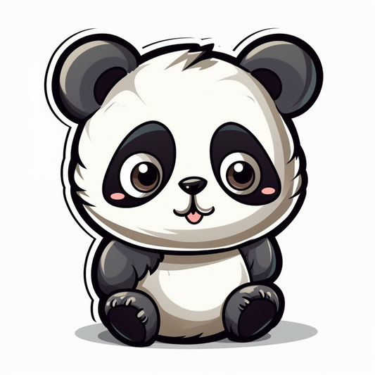 Panda Vinyl Decal Sticker for Car, Laptop, Tumbler and more # 006912
