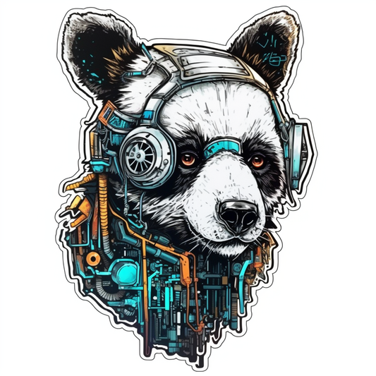 Panda Vinyl Decal Sticker for Car, Laptop, Tumbler and more # 006916