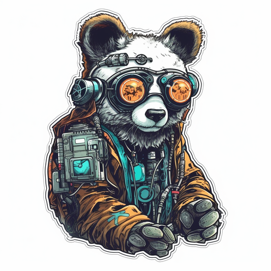 Panda Vinyl Decal Sticker for Car, Laptop, Tumbler and more # 006922