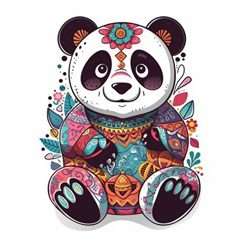 Panda Vinyl Decal Sticker for Car, Laptop, Tumbler and more # 006938