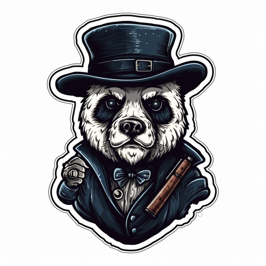 Panda Vinyl Decal Sticker for Car, Laptop, Tumbler and more # 006934