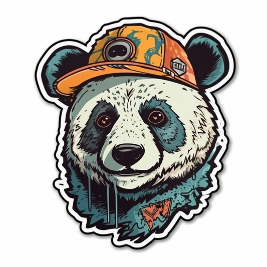 Panda Vinyl Decal Sticker for Car, Laptop, Tumbler and more # 006941