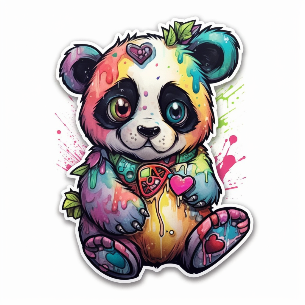 Panda Vinyl Decal Sticker for Car, Laptop, Tumbler and more # 006933