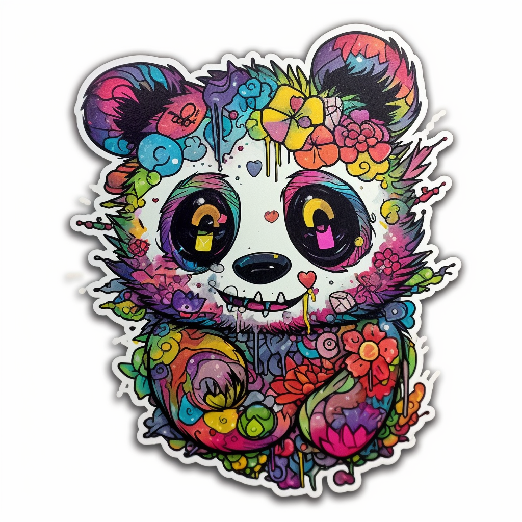 Panda Vinyl Decal Sticker for Car, Laptop, Tumbler and more # 006951