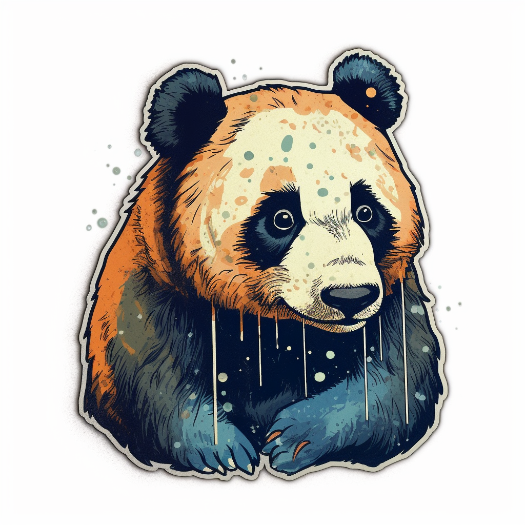 Panda Vinyl Decal Sticker for Car, Laptop, Tumbler and more # 006945